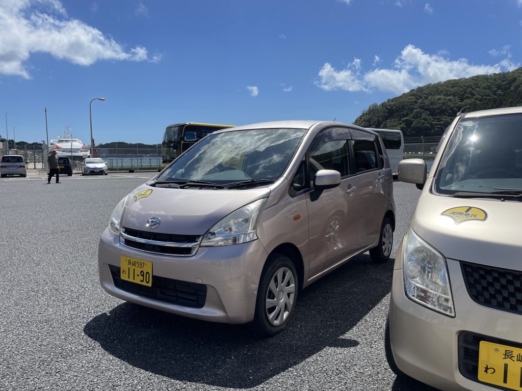 対馬島内の韓国人客向けレンタカー